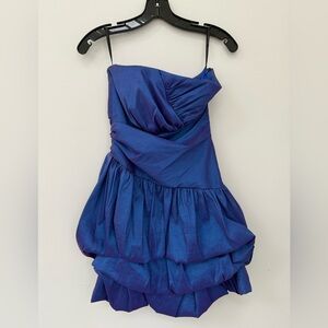 Shimmering-blue Jessica McClintock Prom/Formal Party Dress